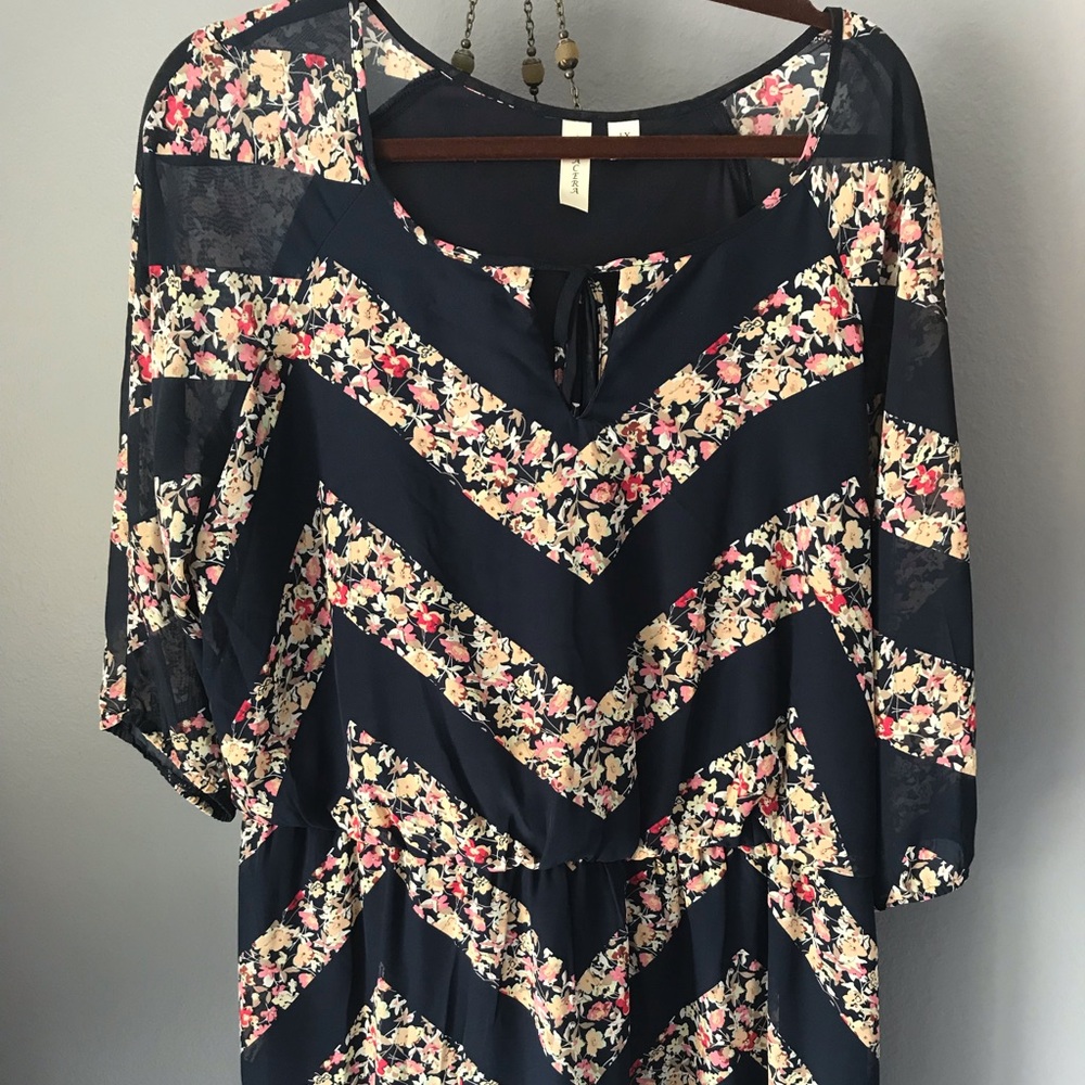 Elastic waste midi dress